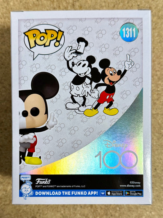 Funko Pop! Disney Mickey Mouse Half Color Half B&W #1311 Hot Topic 2022 Exclusive - for just $20! 