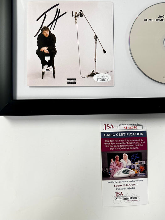Framed Jack Harlow Signed Come Home The Kids Miss You CD Booklet With JSA COA - for just $150! 