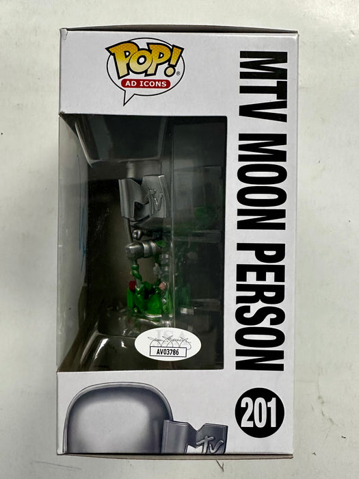 Pat Monahan (Train) Signed MTV Moon Person Funko Pop #201 With JSA COA - for just $130! 