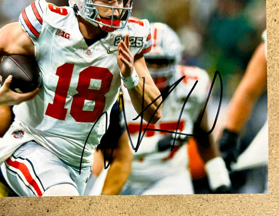 Will Howard National Champ 2025 QB Signed Ohio State 8X10 Photo With JSA COA - for just $115! 