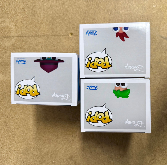 Funko Pop! Disney Phineas & Ferb #1628 #1629 & Agent P #1627 Set of 3 - for just $50! 