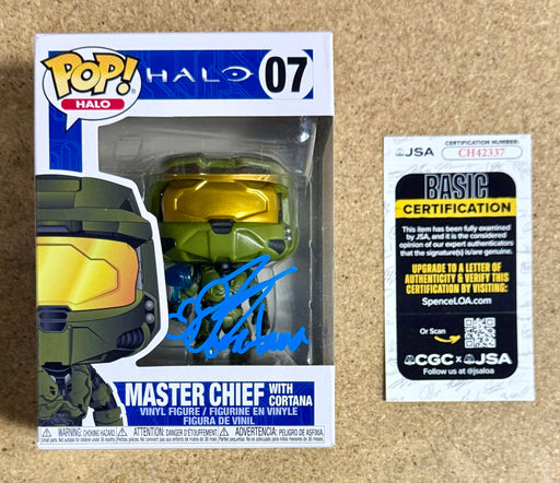 Jen Taylor Signed Halo Master Chief With Cortana Funko Pop! #07 With JSA COA - for just $150! 