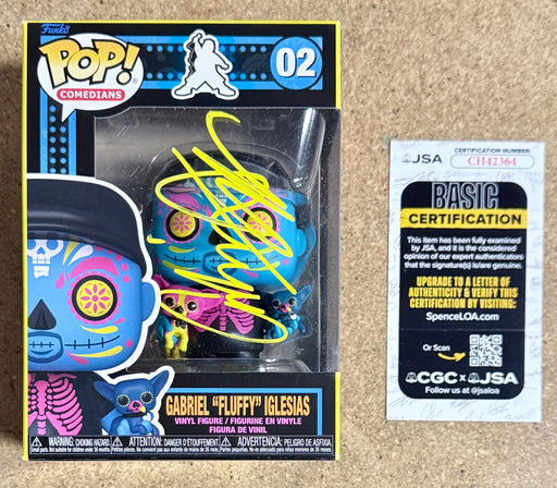 Gabriel “FLUFFY” Iglesias Signed BL Dia De Los Muertos Funko Pop! With JSA COA - for just $100! 