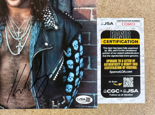 Musician Kip Winger Signed 8X10 Photo With JSA COA Alice Cooper The Mob - for just $75! 