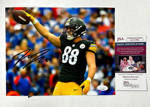 Pat Freiermuth Signed Autographed NFL Pittsburgh Steelers TE 8x10 Photo With JSA COA - for just $50! 