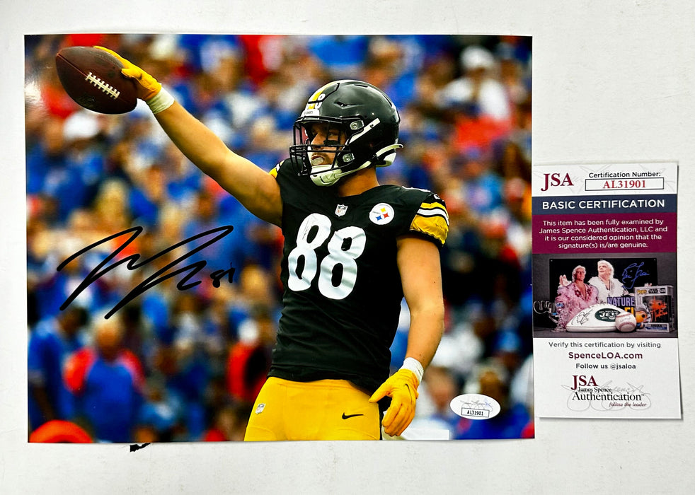 Pat Freiermuth Signed Autographed NFL Pittsburgh Steelers TE 8x10 Photo With JSA COA - for just $50! 