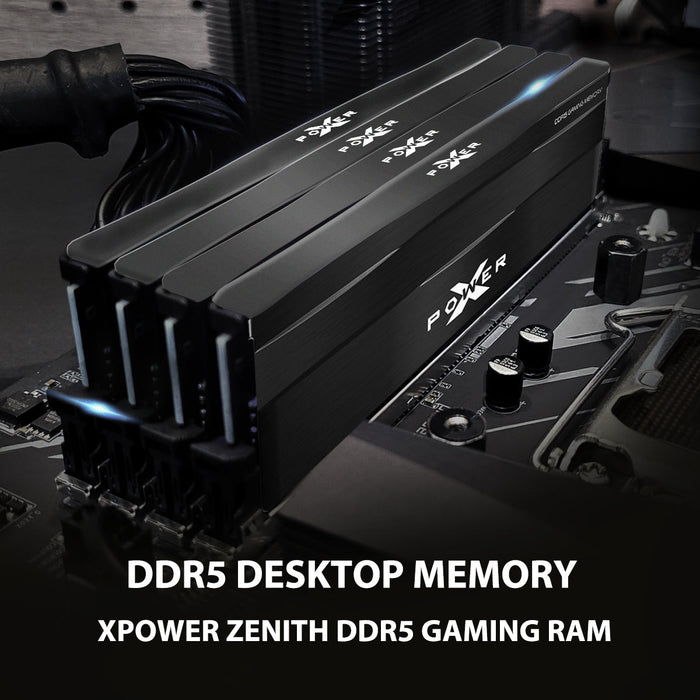 Silicon Power Zenith Gaming DDR5 6000MT/s (PC5-48000) CL30 32GB(1x32GB) AMD Expo/Intel XMP 3.0 Dual Pack 1.35V Desktop Unbuffered DIMM - for just $410.97! 