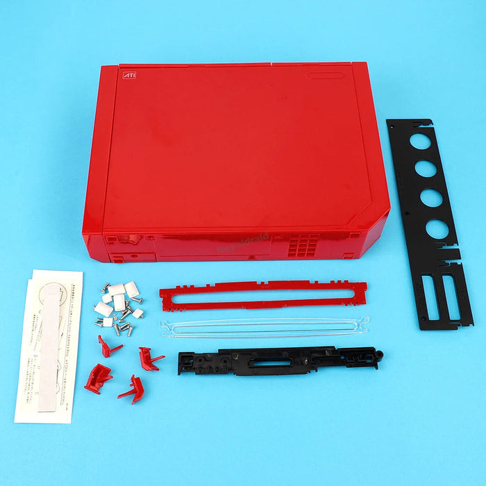 Nintendo Wii Full Replacement Shell Housing Faceplate Red New Complete - for just $26.99! 