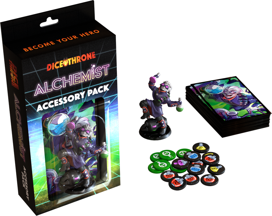 Dice Throne: Accessory Pack - Alchemist - for just $24.99! 