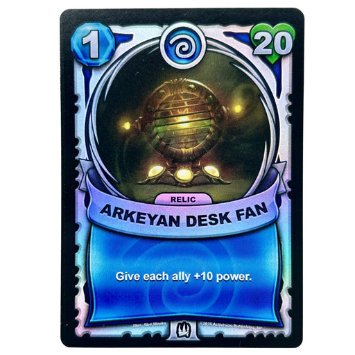 Arkeyan Desk Fan (Battlecast) (Silver Foil) - for just $1! 