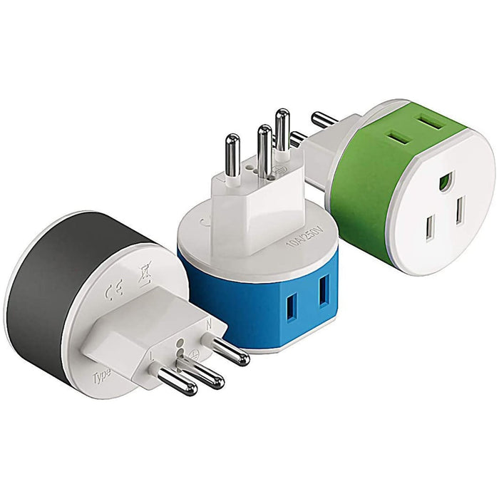 Switzerland Travel Adapter - 2 in 1 - Type J - Compact Design (US-11A) - Just $12.99! Shop now at Retro Gaming of Denver