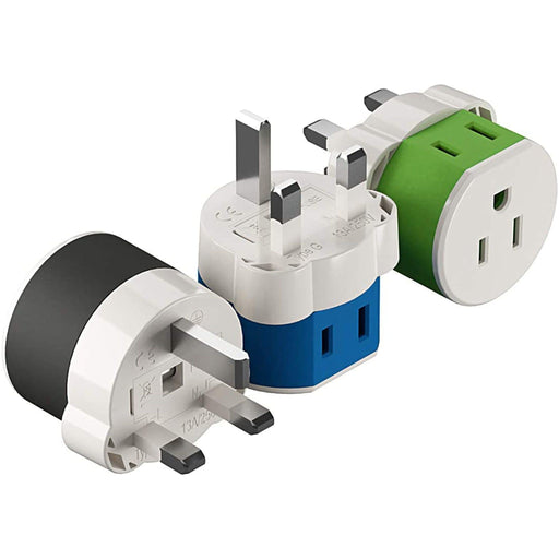 UK, Dubai Travel Adapter - 2 in 1 - Type G - Compact Design (US-7) - Premium Travel adapter - Just $13.99! Shop now at Retro Gaming of Denver