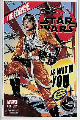Star Wars #1 Gamestop Exclusive Greg Horn Variant Signed Marvel Comics - for just $69.99! 