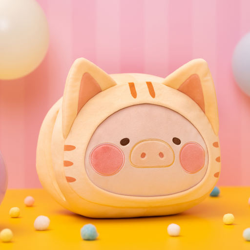 ToyZero+ Lulu The Pig Celebration: Kitty Pig Hand Warmer Cushion - Just $26! Shop now at Retro Gaming of Denver