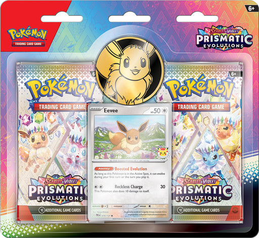 Pokemon: Scarlet & Violet - Prismatic Evolutions 2 Booster Blister Pack (Eevee) - for just $30! 