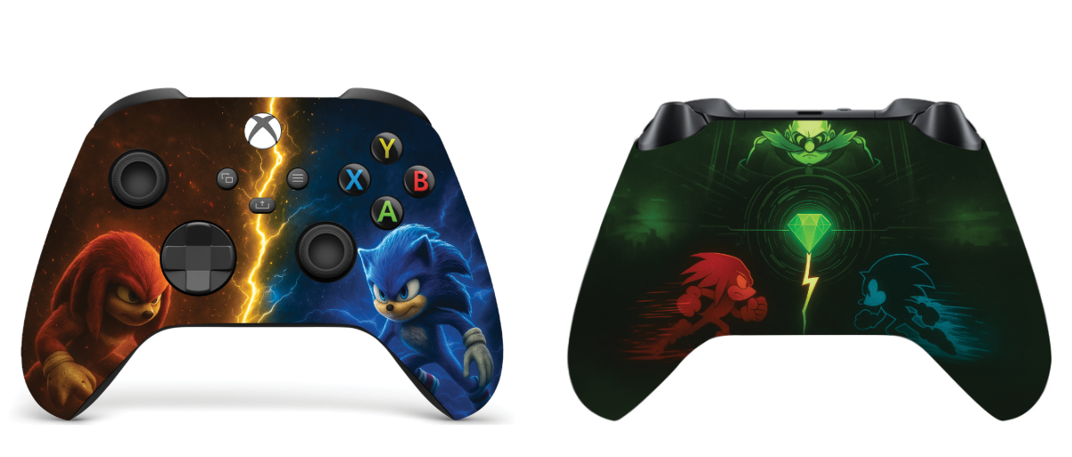 Sonic VS. Knuckles Inspired Xbox Series X/S Controller - for just $134.99! 