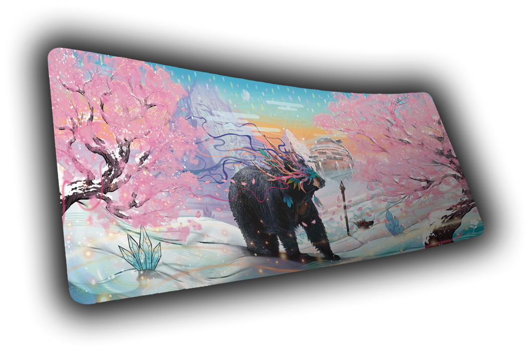 "Winter Sakura" — Rust Deskmat - for just $49.95! 