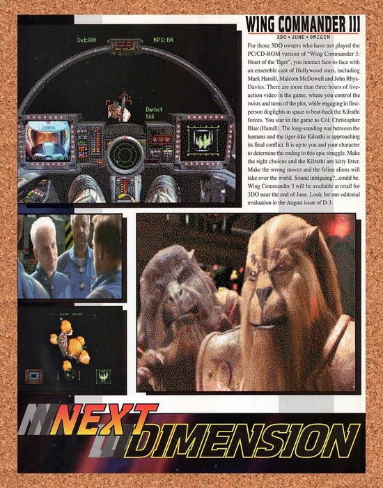 1995 Wing Commander III PC Original Ad v1 - for just $16.19! 
