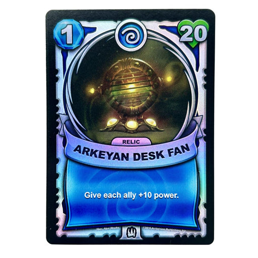 Arkeyan Desk Fan (Battlecast) (Silver Foil) - for just $1! 