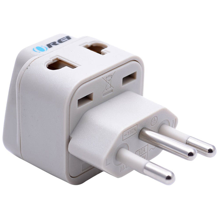 Brazil Travel Adapter - 2 in 1 - Type N - Compact Design (DB-11C) - Just $5.99! Shop now at Retro Gaming of Denver