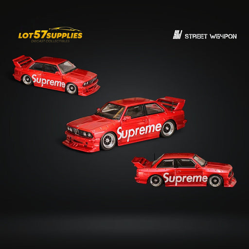Street Weapon BMW E30 SUP Red Livery 1:64 - for just $32.99! 