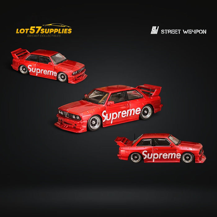 Street Weapon BMW E30 SUP Red Livery 1:64 - for just $32.99! 