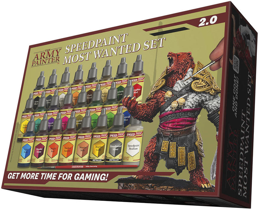 The Army Painter - Speedpaints: Most Wanted Set 2.0 - for just $99.99! 
