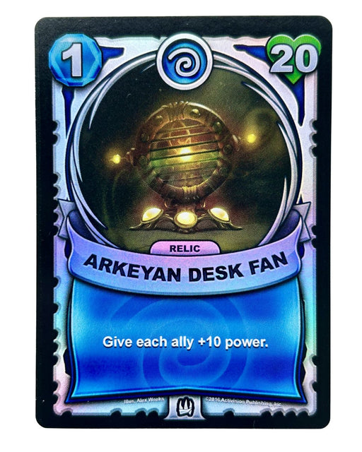 Arkeyan Desk Fan (Battlecast) (Silver Foil) - for just $1! 
