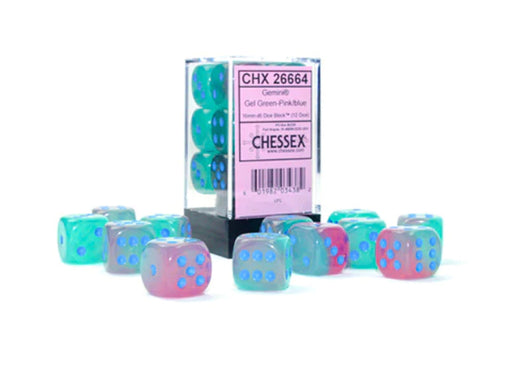 CHESSEX: D6 Gemini DICE SETS - 16mm - for just $9.98! 