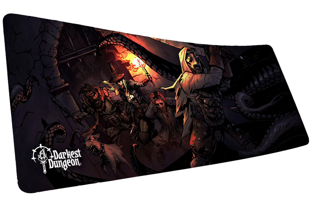 "Overconfidence" Darkest Dungeon Gaming Desk Mat - for just $49.95! 