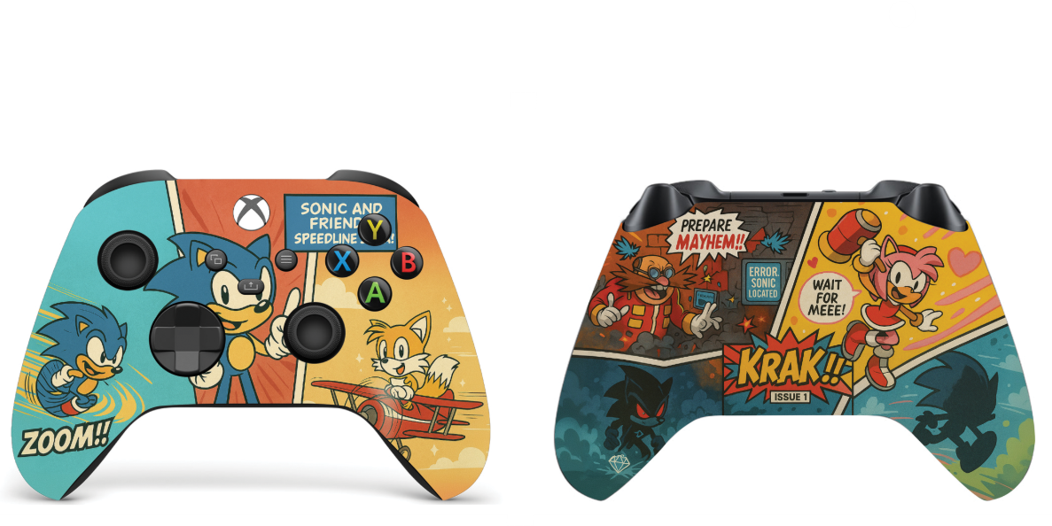 Sonic Comics Inspired Xbox Series X/S Controller - for just $134.99! 