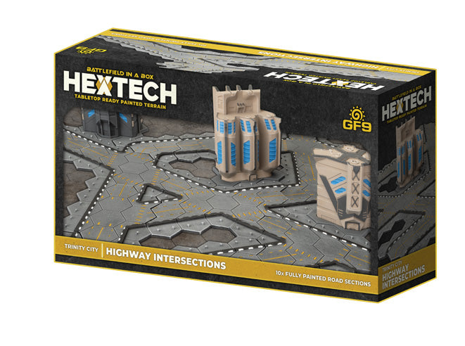 Battlefield in a Box: HexTech - Highway Intersections - for just $40! 