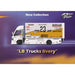 MicroTurbo HINO 300 Custom Truck LBWK Silhouette Livery White/Yellow 1:64 - Just $49.99! Shop now at Retro Gaming of Denver