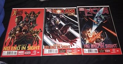 No End In Sight - Iron Man Uncanny X-Men Nova Special 1-3 Marvel Comics Avengers - for just $23.99! 