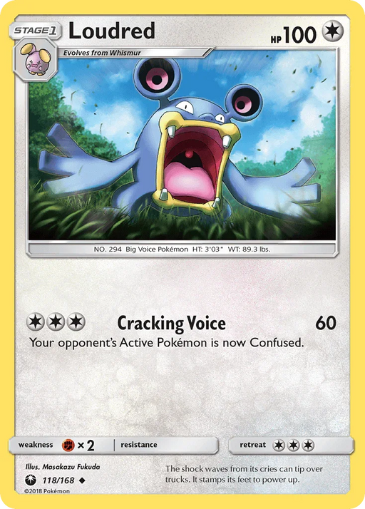 Loudred (118/168) [Sun & Moon: Celestial Storm] - for just $0.10! 