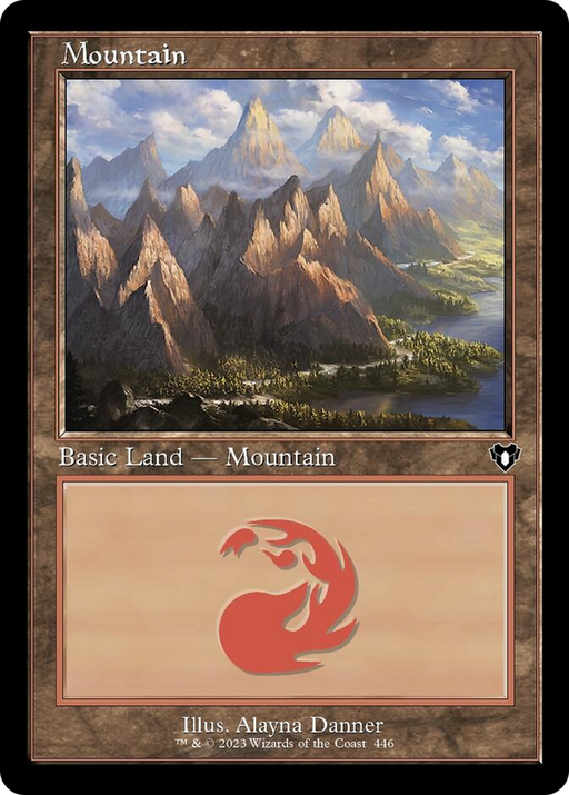 Mountain (446) (Retro) [Commander Masters] - Just $0.03! Shop now at Retro Gaming of Denver