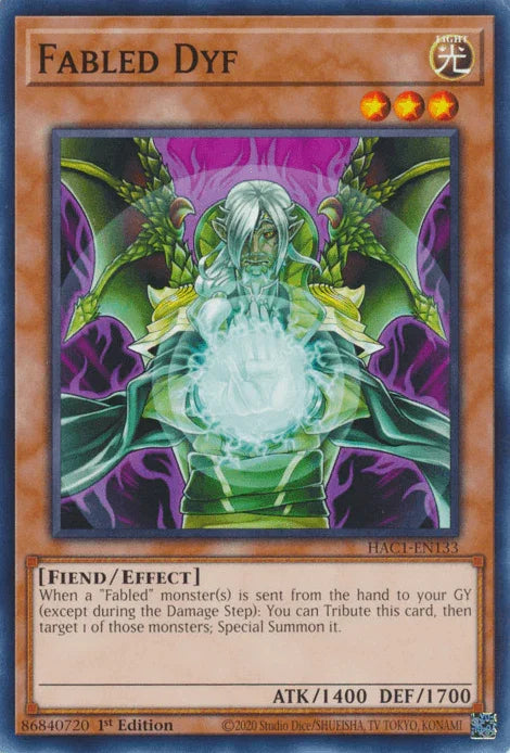 Fabled Dyf [HAC1-EN133] Common - for just $0.10! 