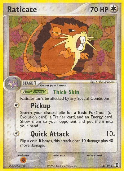 Raticate (48/112) [EX: FireRed & LeafGreen] - for just $2! 