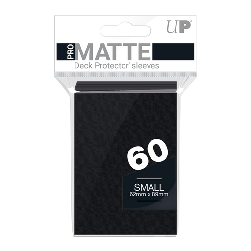 Ultra PRO: Small 60ct Sleeves - PRO-Matte (Black) - Just $0! Shop now at Retro Gaming of Denver