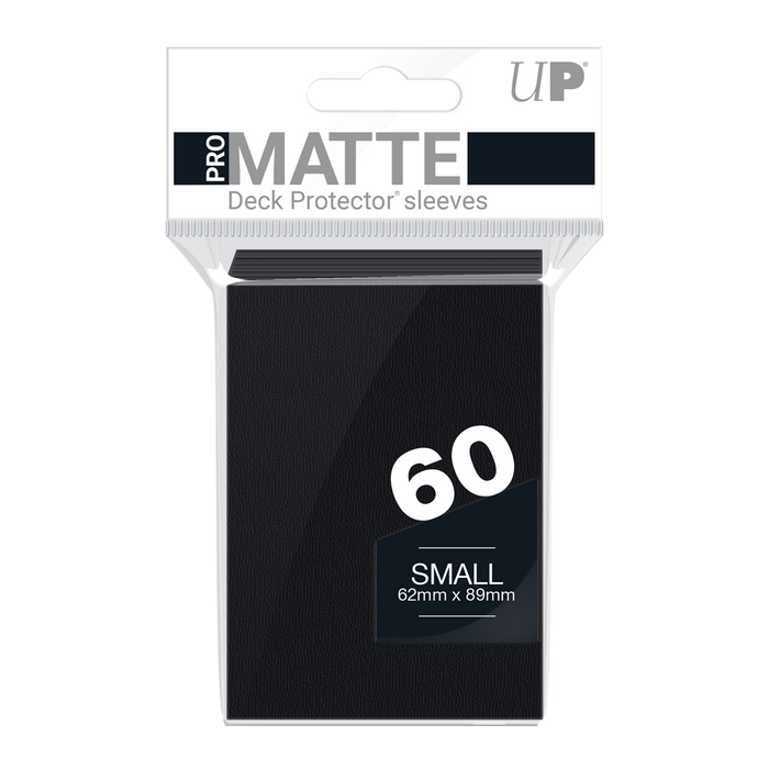 Ultra PRO: Small 60ct Sleeves - PRO-Matte (Black) - Just $0! Shop now at Retro Gaming of Denver