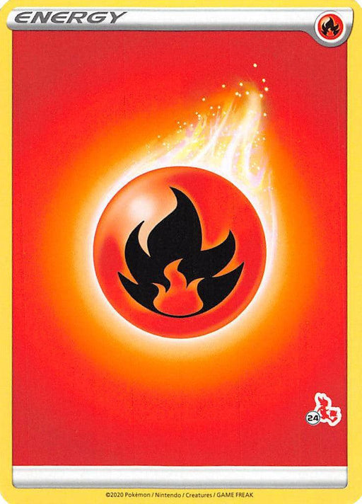 Fire Energy (Cinderace Stamp #24) [Battle Academy 2022] - for just $0.10! 