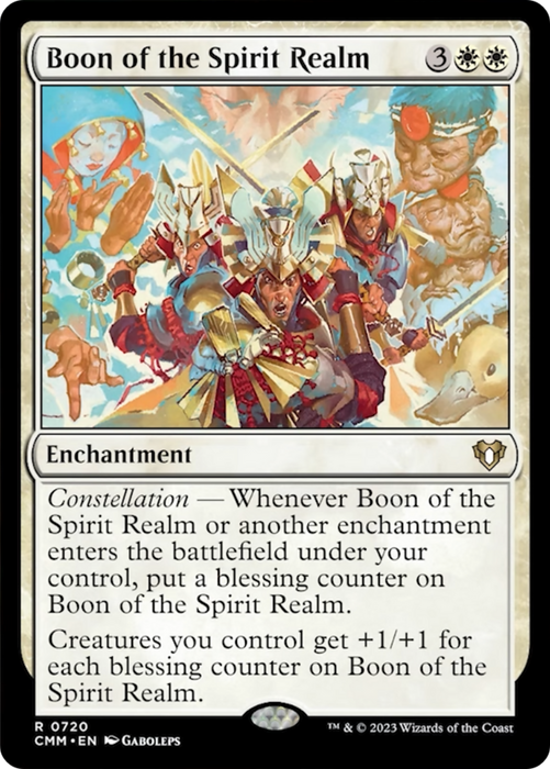 Boon of the Spirit Realm [Commander Masters] - Just $0.60! Shop now at Retro Gaming of Denver