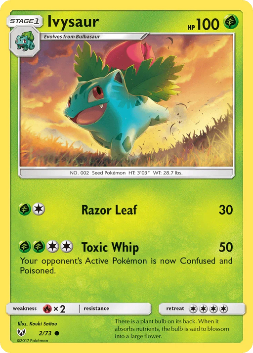 Ivysaur (2/73) [Sun & Moon: Shining Legends] - for just $0.20! 