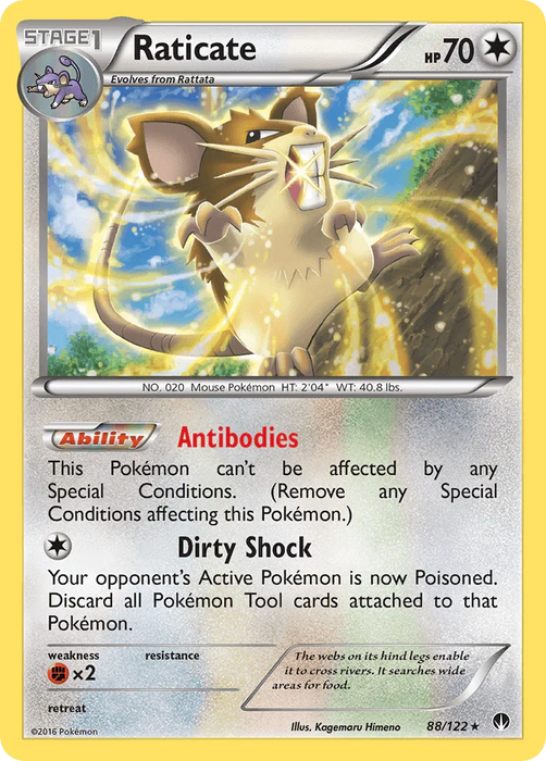 Raticate (88/122) [XY: BREAKpoint] - for just $0.10! 