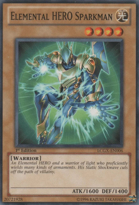 Elemental HERO Sparkman [LCGX-EN006] Common - for just $0.20! 