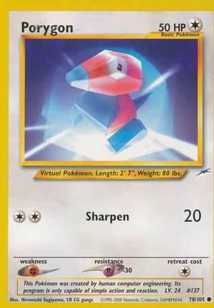 Porygon (78/105) [Neo Destiny Unlimited] - for just $0.65! 