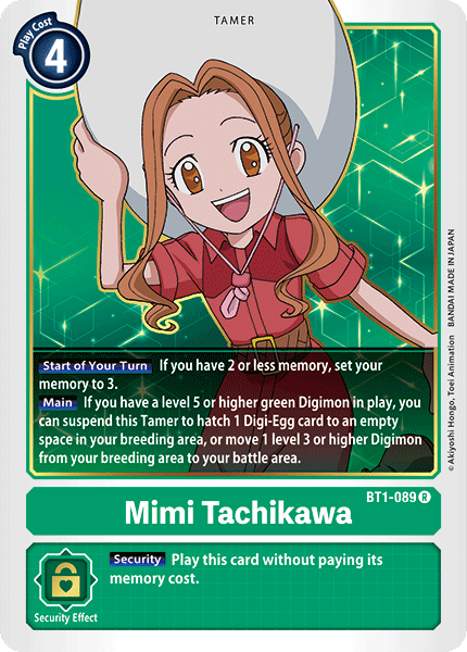 Mimi Tachikawa [BT1-089] [Release Special Booster Ver.1.0] - Just $1.90! Shop now at Retro Gaming of Denver