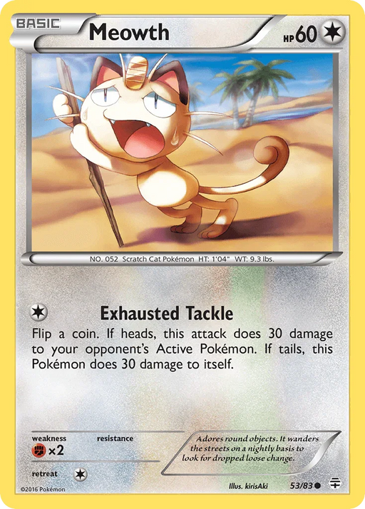 Meowth (53/83) [XY: Generations] - for just $0.20! 