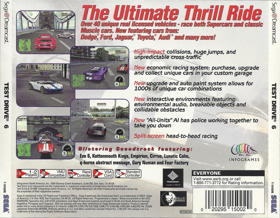Test Drive 6 – Sega Dreamcast (DC) - for just $10.99! 