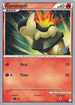 Cyndaquil (61/123) (Reshiphlosion - Christopher Kan) [World Championships 2011] - for just $2.15! 
